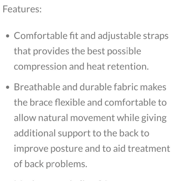 Sport Waist Belt Size Large Adjustable Posture Correction Lumbar Support Brace - Picture 10 of 10